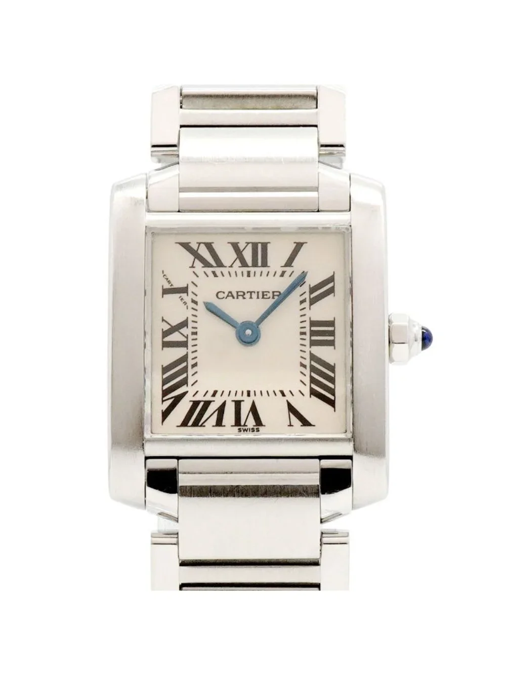Cartier Tank Francaise SM Ivory Dial Watch